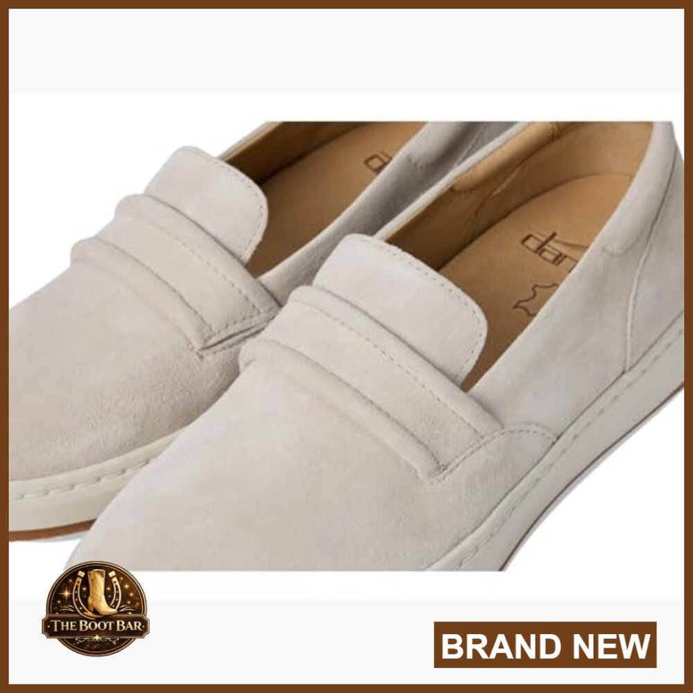 Leather Loafer Sneakers Slip-Resistant Lightweight Everyday Active Shoes - Picture 2 of 7